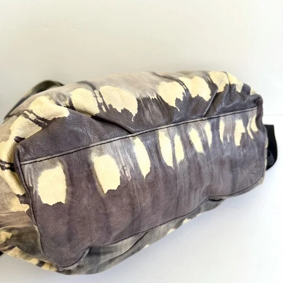 L.A.M.B Gwen Stefani Leather Tie Dye Y2K Millenial Shoulder Hobo Bag Vintage - Picture 7 of 9